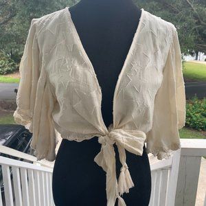 Tie Front Crop Top